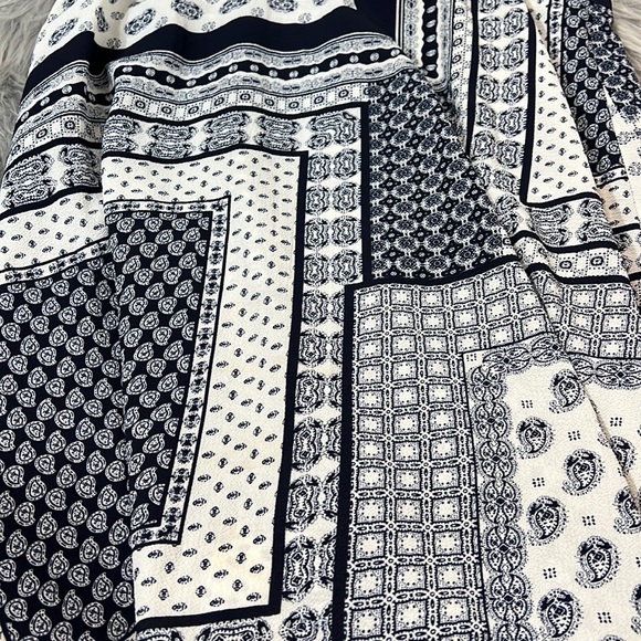 JEALOUS TOMATE DRESS COLOR BLUE/WHITE SIZE L - Picture 12 of 13